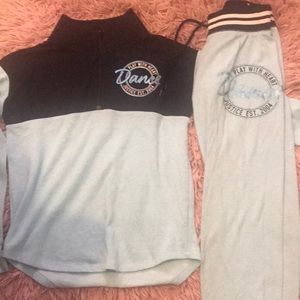 Justice blue two piece